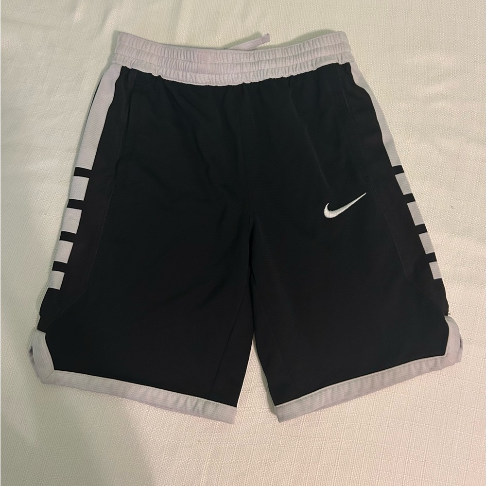 Nike Black and Gray Athletic Training Shorts